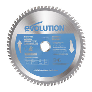 Lama di precisione per acciaio TCT da 185 mm con 68 denti e foro da 20 mm Evolution per troncatrici