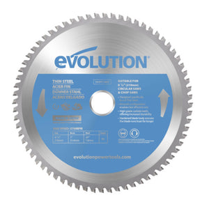 Lama di precisione per acciaio TCT Evolution da 210mm, 68 denti, alesaggio 25,4mm per troncatrice e sega circolare