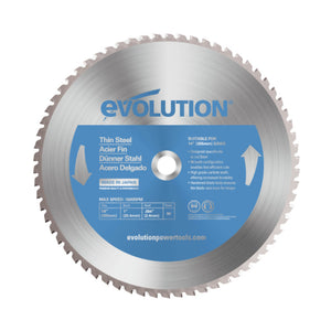 Lama di precisione per acciaio TCT Evolution da 355mm, 90 denti, alesaggio da 25.4mm per troncatrice angolare e a trazione.
