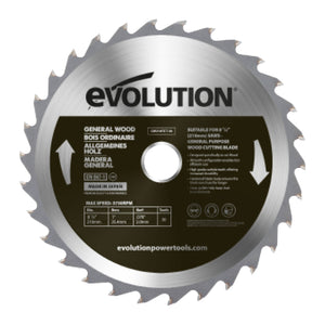 Lama per legno in TCT da 210mm, 30 denti, alesaggio 25,4mm per troncatrici e seghe da banco