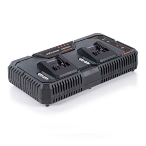 Caricabatterie rapido doppio Evolution R18RCH-LI2 per batteria agli ioni di litio 18V