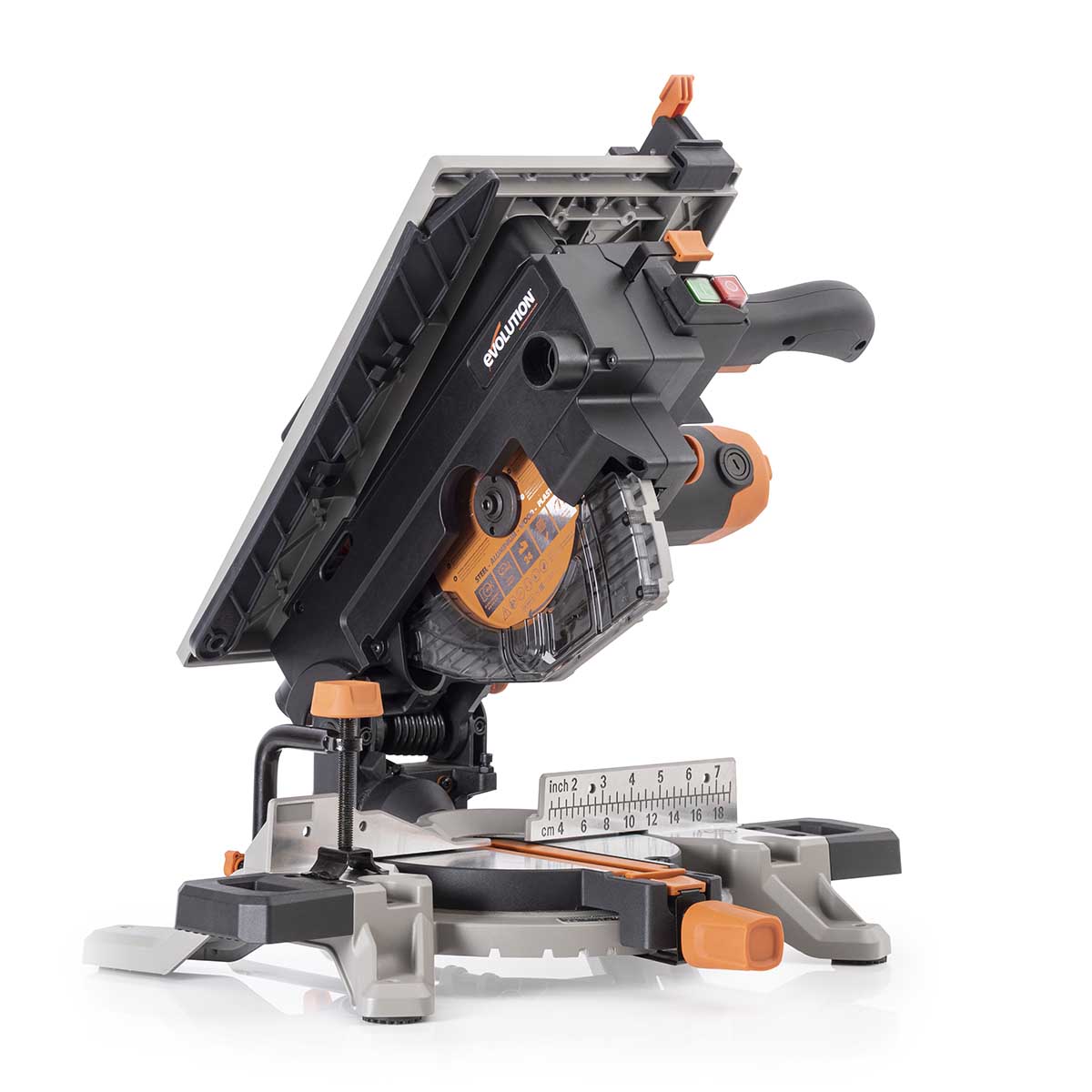 Troncatrice angolare con piano superiore Evolution R210MTS-G2 con lama da 210mm multi-materiale TCT