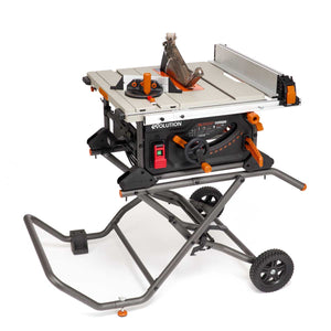 Pacchetto Evolution: Banco Sega R255TBL 1650W con lama da 255mm multi-materiale TCT + Supporto portatile con ruote