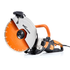 Sega per calcestruzzo elettrica 350mm Evolution R350DCT PLUS con sistema antipolvere e disco diamantato premium