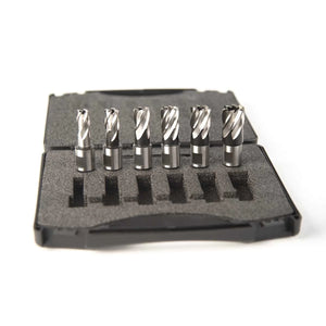 Kit di 6 frese a corona Evolution per trapani magnetici – lunghezza 25mm