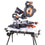 Pacchetto Evolution: Troncatrice radiale angolare da 255 mm R255SMS+ con lama multi-materiale TCT + Supporto universale PLUS