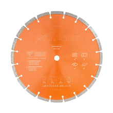 Disco diamantato premium Evolution 350mm con alta concentrazione di diamante, bordo segmentato e foro da 22,2mm