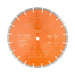 Disco diamantato premium Evolution 350mm con alta concentrazione di diamante, bordo segmentato e foro da 22,2mm