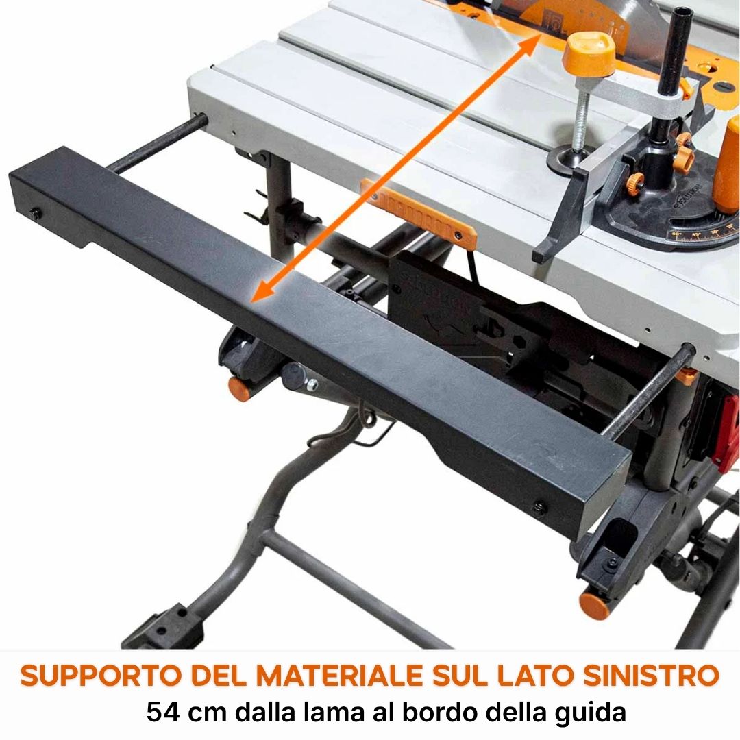 Estensione laterale sinistra regolabile per banco sega Evolution R255TBL e R255TBL+