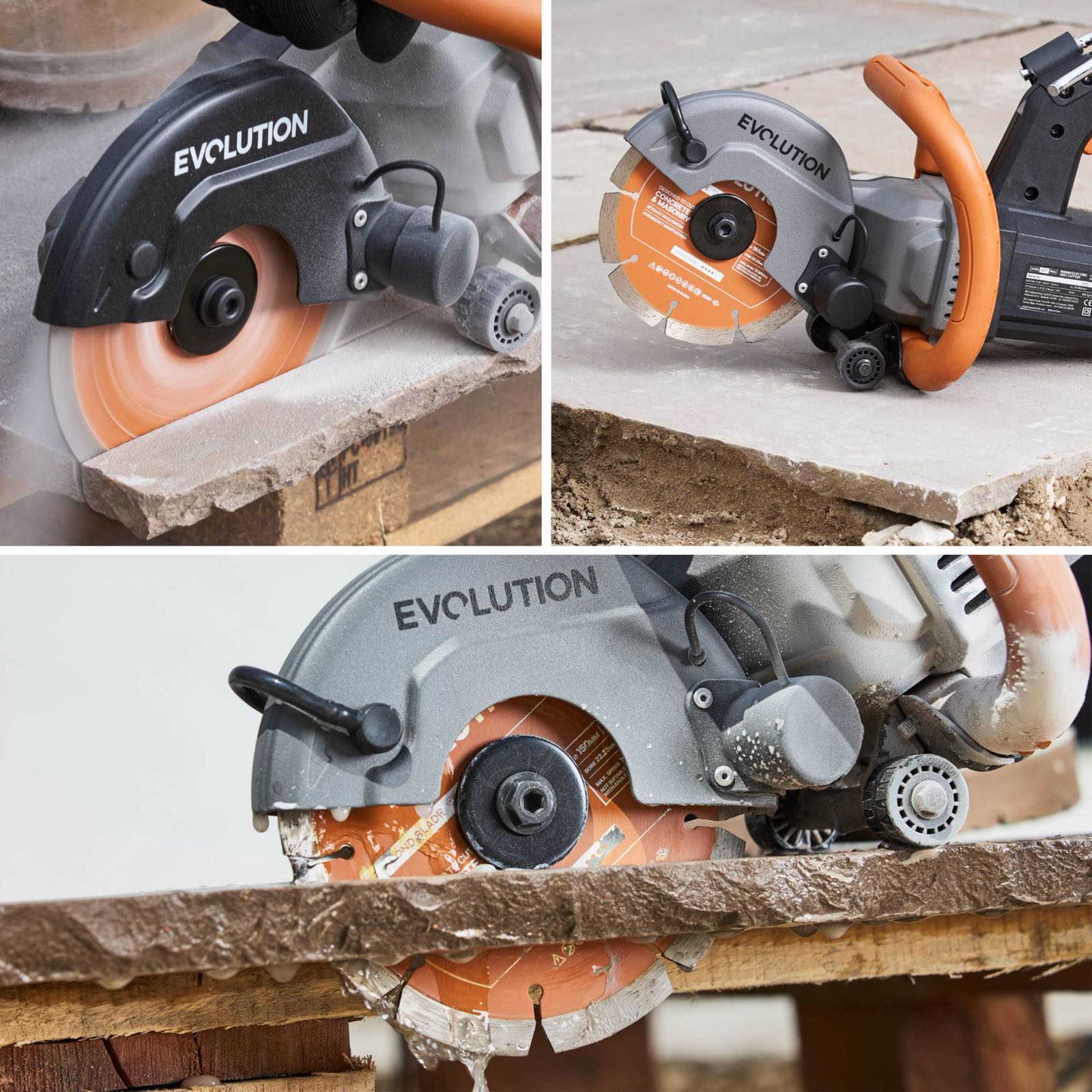 Disco diamantato Endurance per cemento da 150mm, con diametro interno di 22.2mm