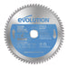 Lama di precisione per acciaio TCT Evolution da 210 mm, 68 denti, alesaggio 25,4 mm per troncatrice angolare.