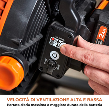 Ventilatore a batteria Evolution R240FAN-Li senza batteria e caricatore