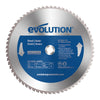 Lama per acciaio in TCT Evolution da 355mm con 66 denti, alesaggio 25,4mm per troncatrice a trazione e angolare