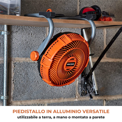 Ventilatore a batteria Evolution R240FAN-Li senza batteria e caricatore
