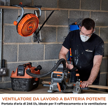 Ventilatore a batteria Evolution R240FAN-Li senza batteria e caricatore