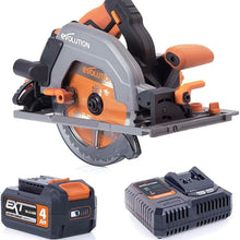 Sega circolare a batteria 185mm Evolution R185CCSX-Li con batteria 4Ah e caricabatterie
