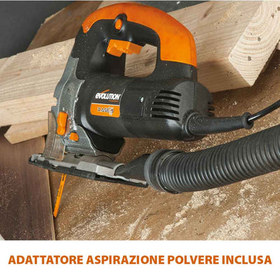 Seghetto alternativo Evolution RAGE7-S 710W con cavo e controllo della velocità variabile
