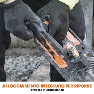 Pacchetto Evolution: Sega per calcestruzzo elettrica R300DCT+ con lama diamantata premium da 300mm + serbatoio d'acqua a pedale da 15L