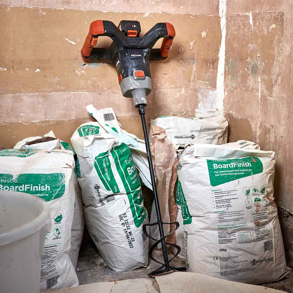 Miscelatore portatile a batteria Evolution R120MXR-Li senza batteria e caricabatterie