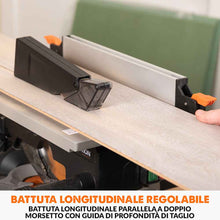 Troncatrice angolare con piano superiore Evolution R210MTS-G2 con lama da 210mm multi-materiale TCT