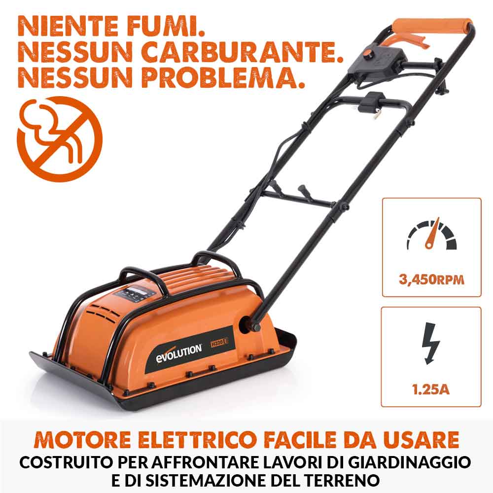 Piastra vibrante / Compattatore Evolution HULK ELECTRO H320-E