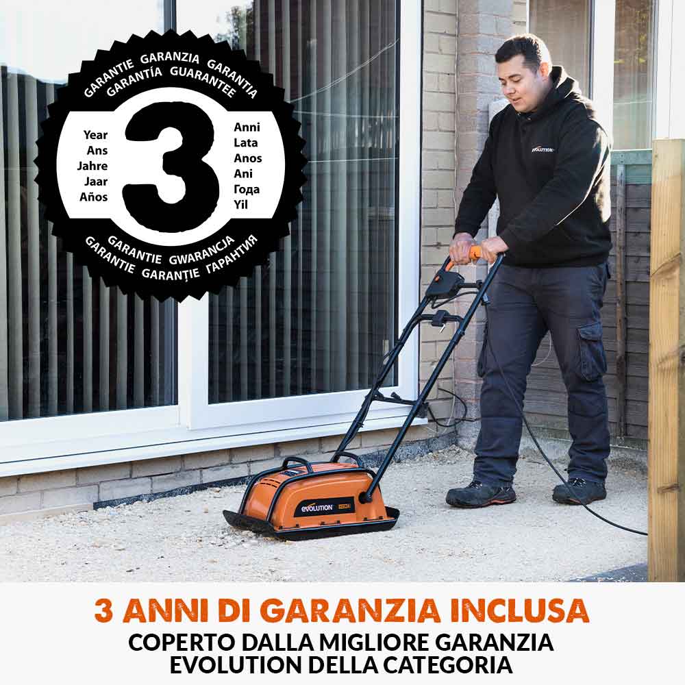 Piastra vibrante / Compattatore Evolution HULK ELECTRO H320-E
