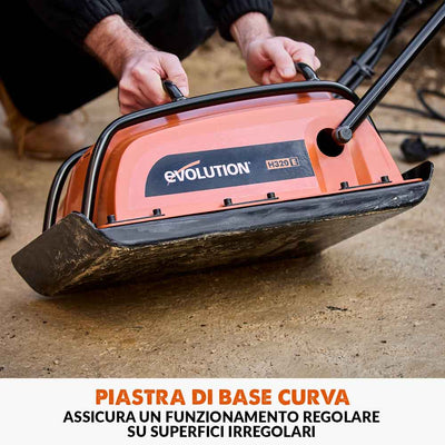 Pacchetto Evolution: Compattatore / Piastra vibrante elettrico H320-E + piastra di pavimentazione