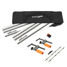 Binari di guida al taglio universali Evolution ST1400-G2 da 1,4 m per seghe circolari