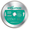 Lama speciale per taglio alluminio TCT Evolution da 355mm, 80 denti, alesaggio 25,4mm per troncatrice a trazione / radiale.