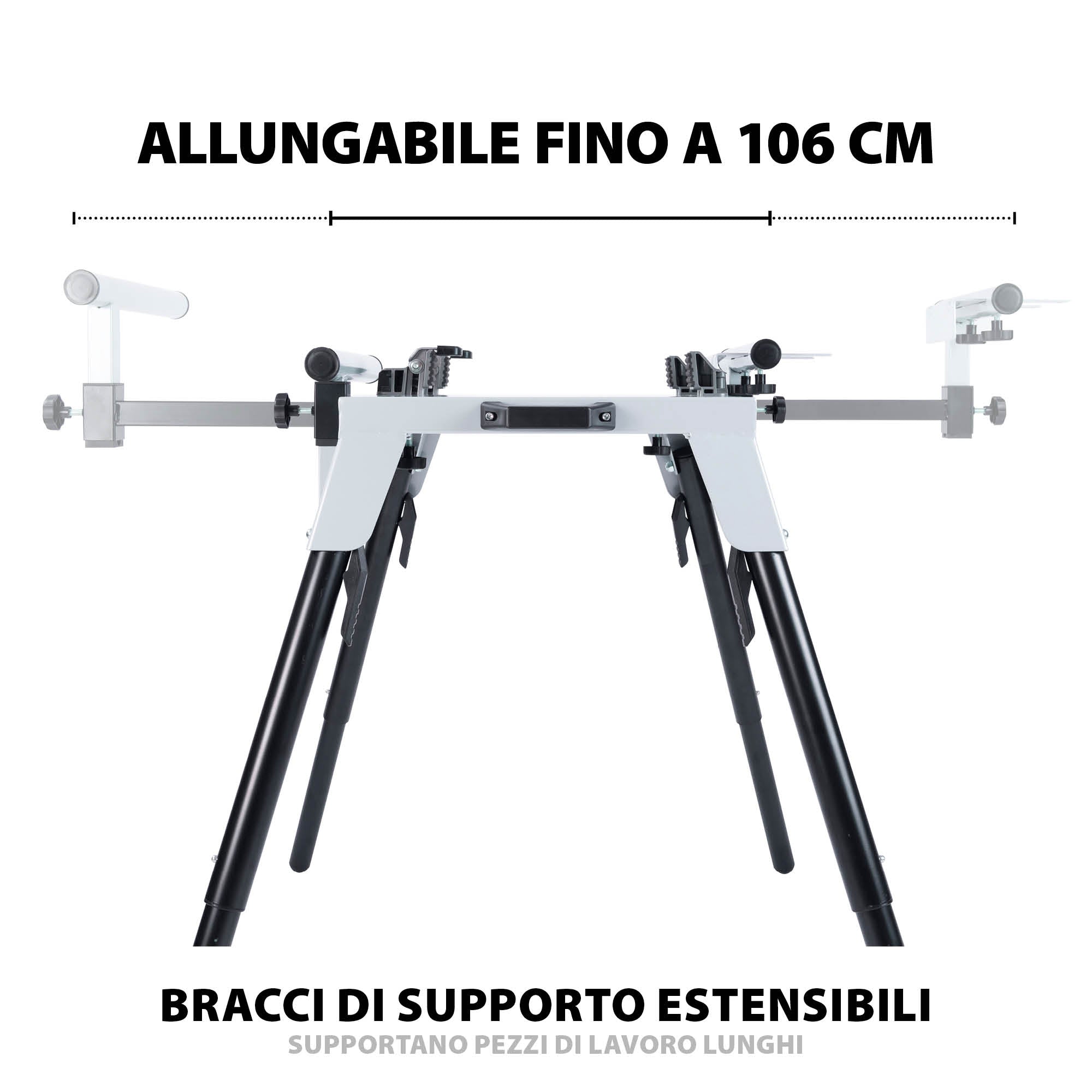 Pacchetto Evolution: Troncatrice a trazione da 355 mm S355CPS per il taglio del metallo + Supporto universale