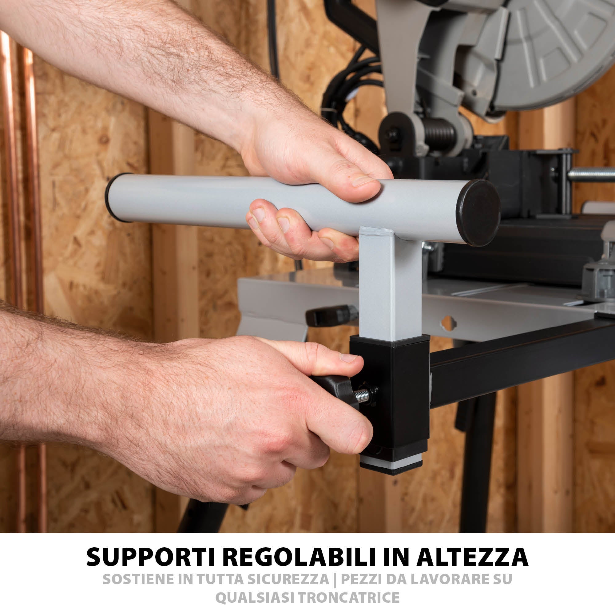 Pacchetto Evolution: Troncatrice a trazione da 355mm R355CPS con lama multi-materiale TCT + supporto universale