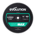 Lama EVOMAX 355mm con 100 denti per il taglio professionale e intensivo dell’alluminio
