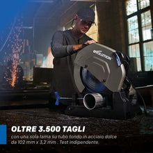 Lama EVOMAX 355mm con 80 denti in carburo Cermet per il taglio professionale e intensivo di acciaio dolce