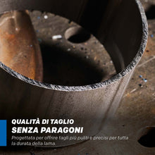 Lama EVOMAX 355mm con 80 denti in carburo Cermet per il taglio professionale e intensivo di acciaio dolce