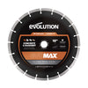 Disco diamantato EVOMAX 260mm – ultra sottile, specifico per seghe a disco a batteria