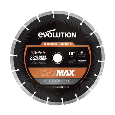 Disco diamantato EVOMAX 260mm – ultra sottile, specifico per seghe a disco a batteria