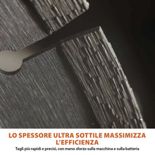 Disco diamantato EVOMAX 260mm – ultra sottile, specifico per seghe a disco a batteria
