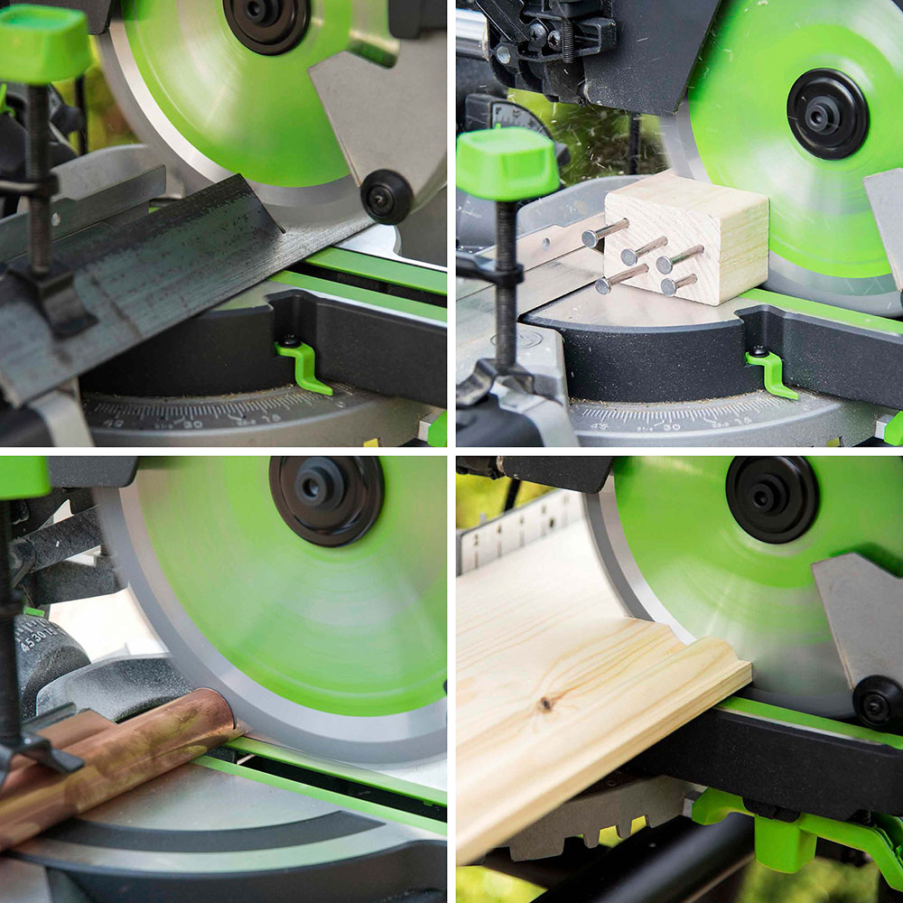 Lama multi-materiale TCT Evolution da 255 mm con 24 denti e alesaggio da 25,4 mm per troncatrice e sega da banco