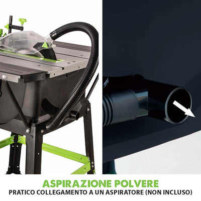 Banco sega Evolution FURY5-S con lama in TCT da 255mm per taglio multi-materiale – Semi Nuovo (B-GRADE)