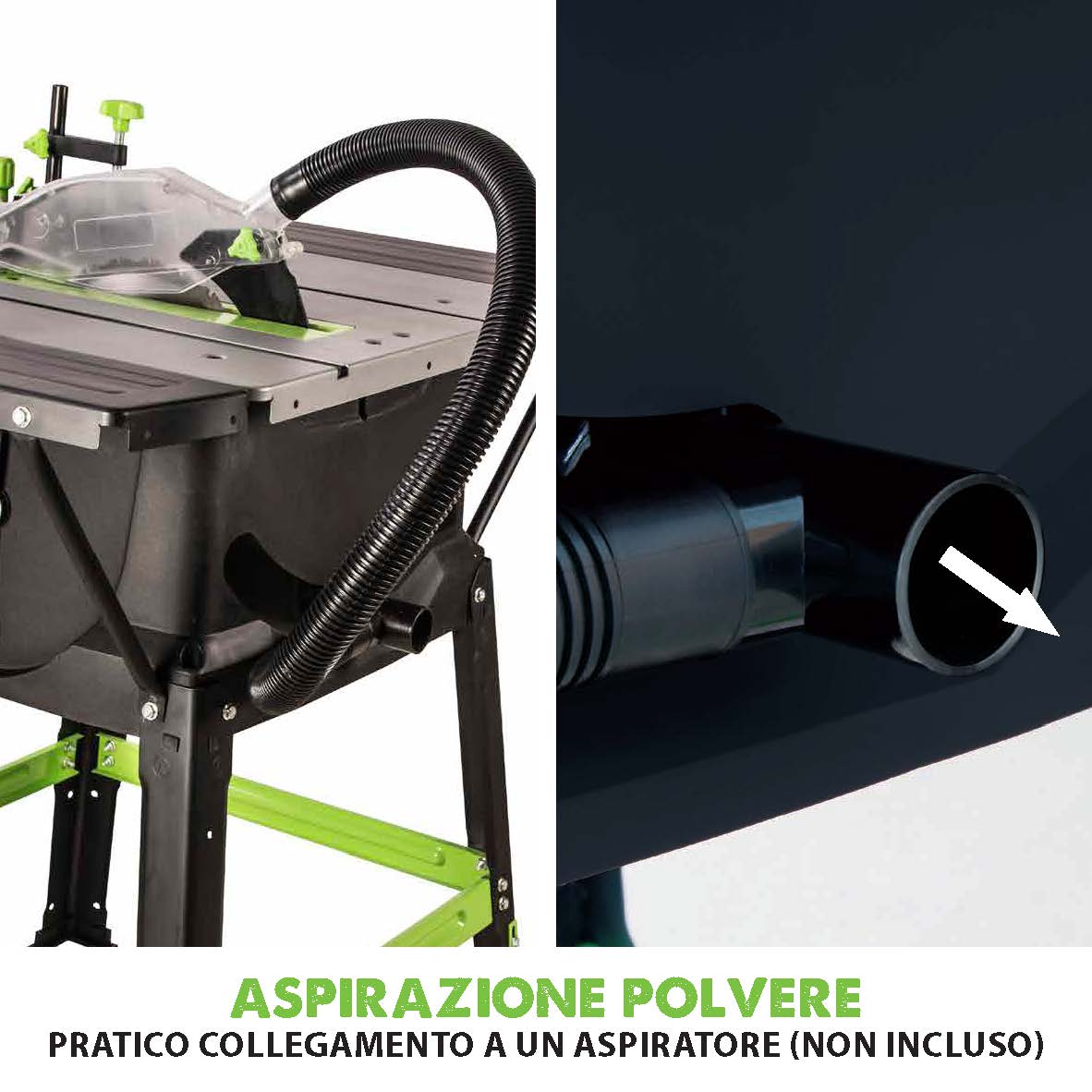 Banco sega Evolution FURY5-S con lama in TCT da 255mm per taglio multi-materiale – Semi Nuovo (B-GRADE)