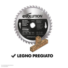 Lama da finitura per legno in TCT da 185mm, 40 denti, alesaggio 20mm per seghe circolari e troncatrici