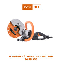 Disco diamantato per demolizione multi-materiale, segmentato, 230mm, alesaggio 22,2mm, Evolution per troncatrici per calcestruzzo