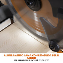 Troncatrice radiale angolare a batteria Evolution R185SMS-Li da 185 mm con lama multi-materiale TCT senza batteria e caricabatterie rapido