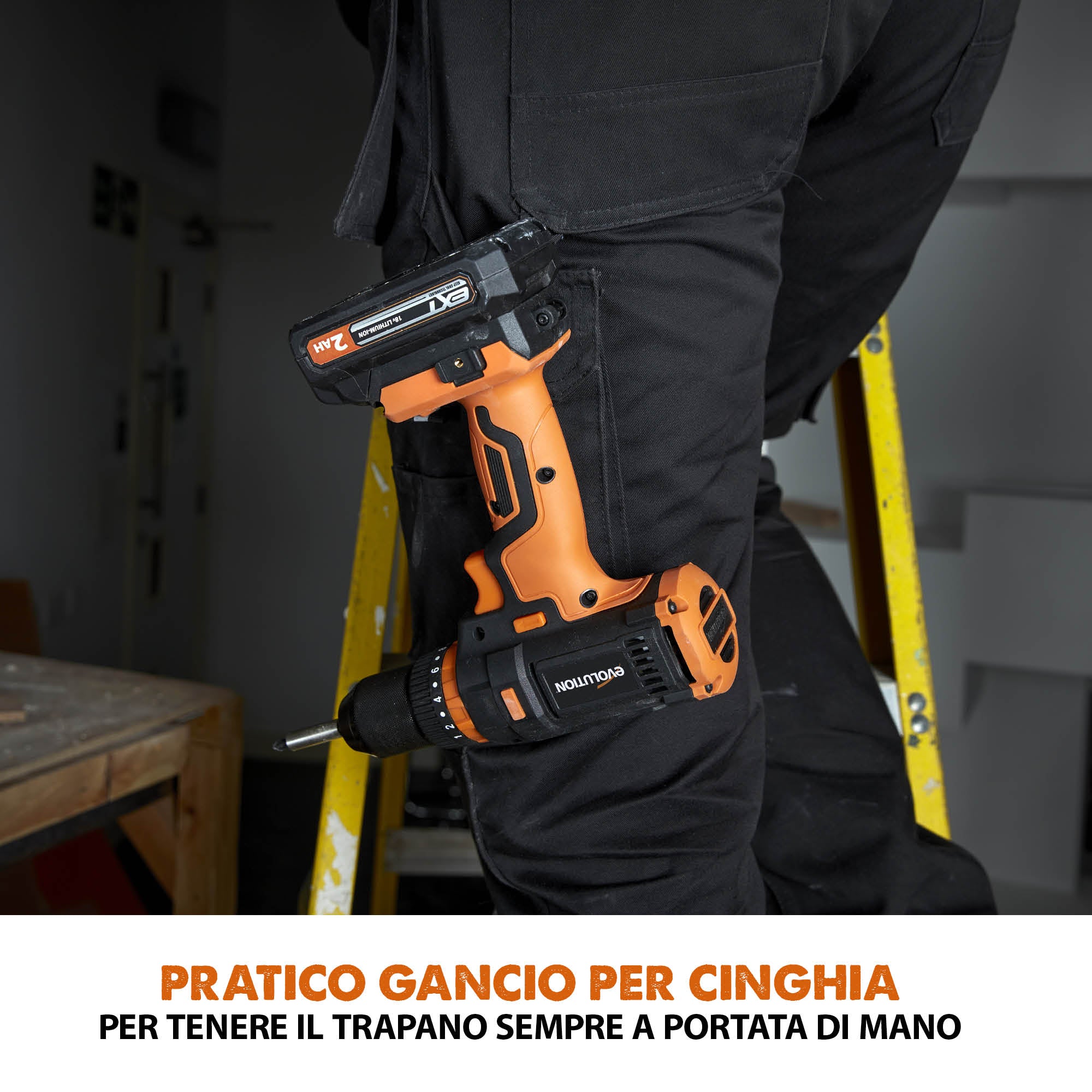 Trapano avvitatore a batteria Evolution R13CMB-Li senza batteria e caricabatterie
