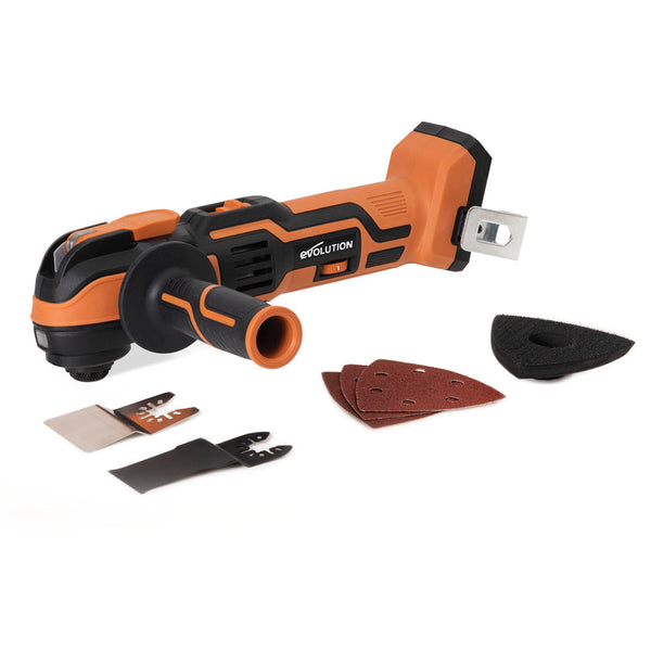 Utensile multifunzione a batteria Evolution R18MLT-Li senza batteria 2Ah e caricabatterie