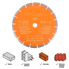 Disco diamantato premium segmentato 255mm foro 22,2mm