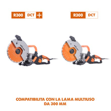 Disco diamantato premium segmentato da 300 mm con foro da 22,2 mm Evolution per sega circolare per calcestruzzo