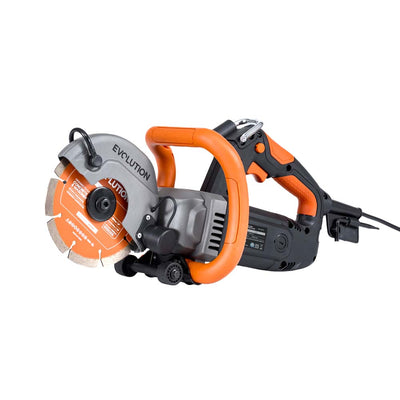 Sega elettrica per cemento da 150mm con sistema anti-polvere ad acqua e disco diamantato ad alta resistenza | R150DCT-PRO