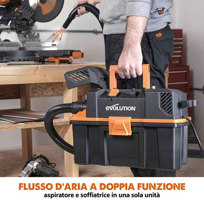 Aspiratore umido / secco 15L Evolution R15VAC
