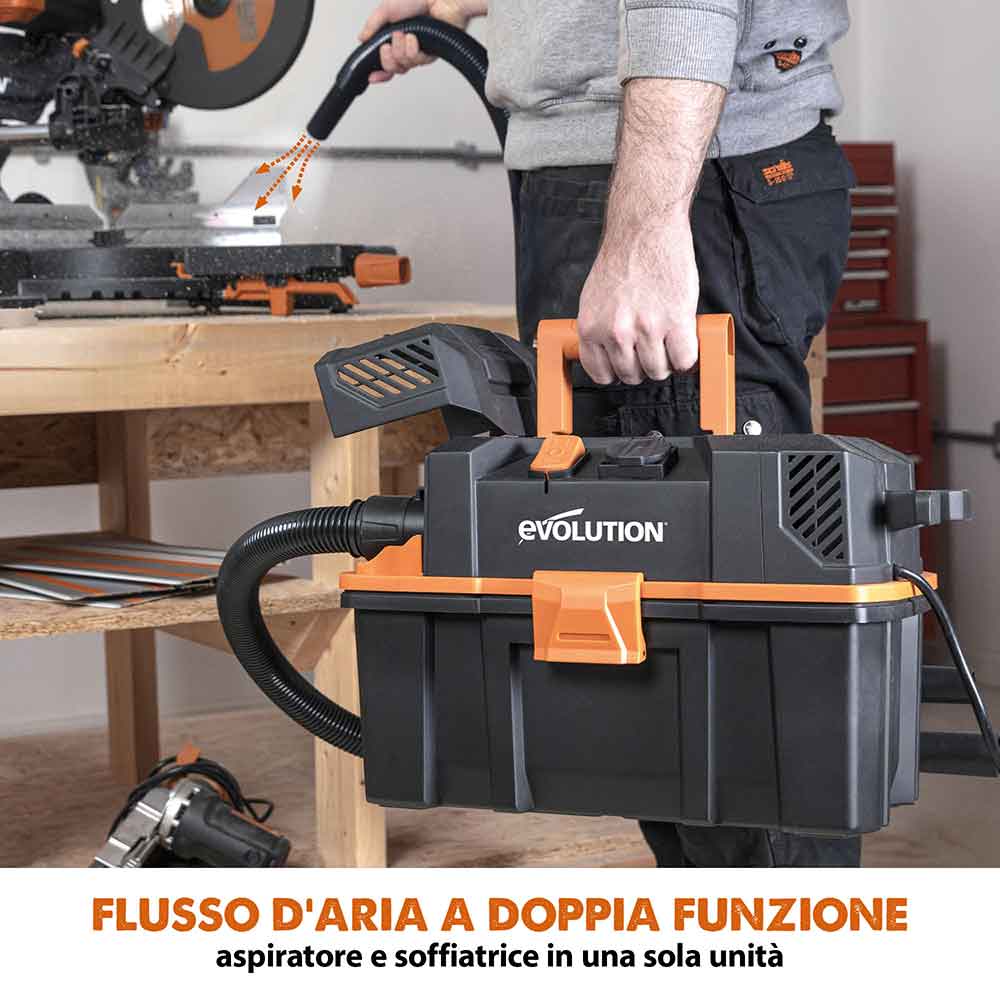 Aspiratore umido / secco 15L Evolution R15VAC